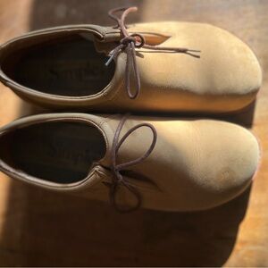 SIMPLE Suede Shoes Clogs 9